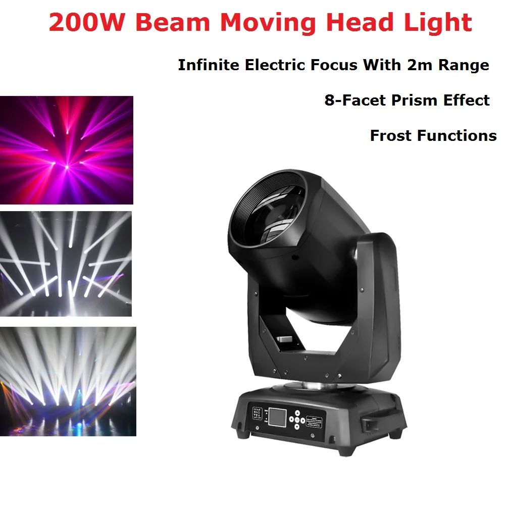 

200W LED Lyre Moving Head Light Beam Spot LED Light Party Light DJ Stage Light Night Club Led Moving Head Dj Controlador Disco