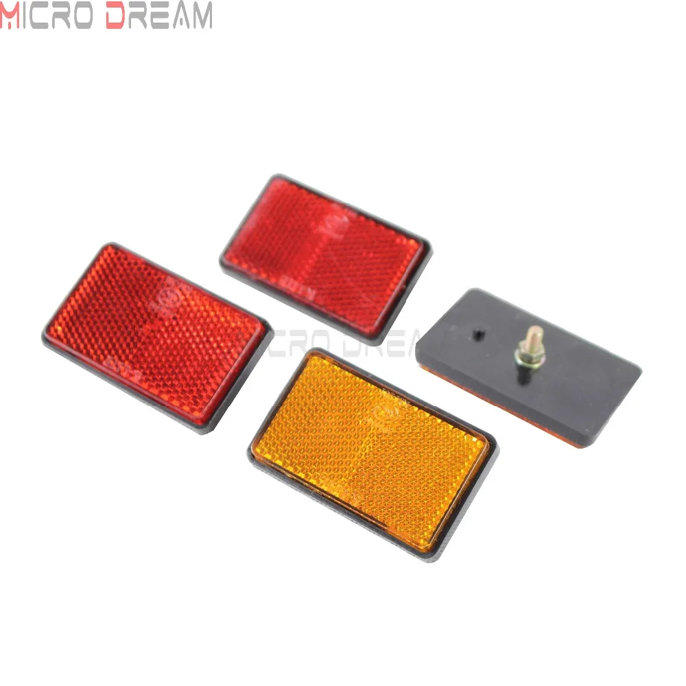 Truck  Motorcycles Trailer Plastic Retangle Bolt-On Reflectors Universal High Visibility Safety Reflectors Plate