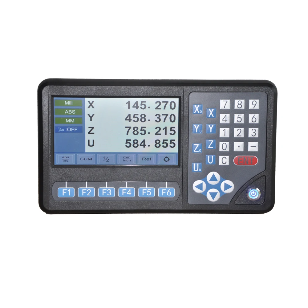 Imagem -02 - Ditron Grande Tela Lcd de Eixos Digital Readout Dro Display Lcd para Fresar Máquinas de Torno Chato