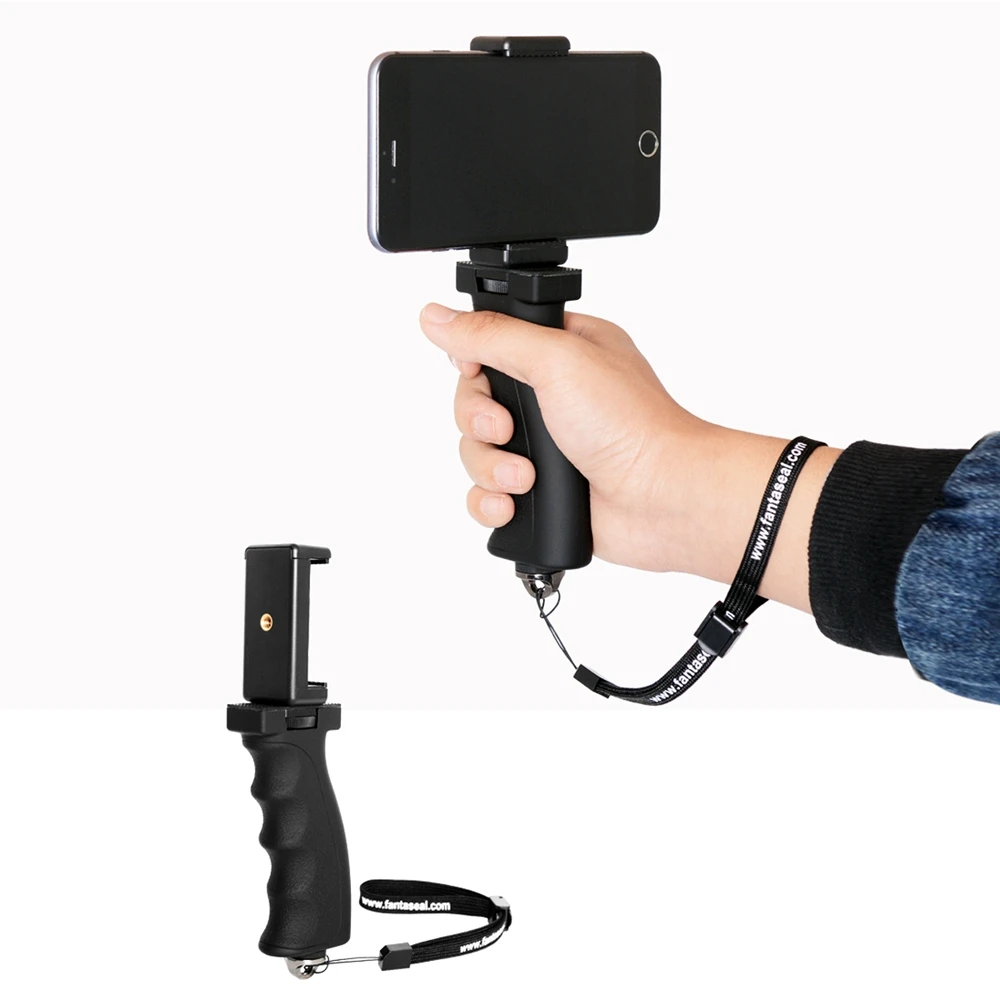 قبضة هاتف ذكي مريحة ، حامل هاتف خلوي ، Vlog ، live ream ، مثبت لهاتف Iphone XS XR 8 7 6