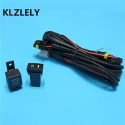 Beler Wiring Harness Wire Sockets + Switch For H11 Fog Lamp For NISSAN Navara D40 Note E11 Pathfinder R51 Pixo UA0