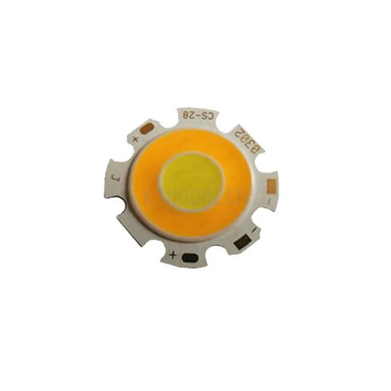 

10X NEW arrival 2*3W/2*5W/2*7W double color temperature round cob led light source