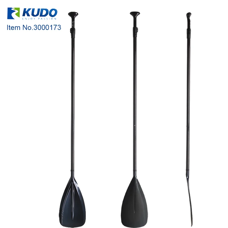 Adjustable Stand Up Paddle-3 Piece Carbon SUP Paddle-Carbon shaft and Plastic Blade