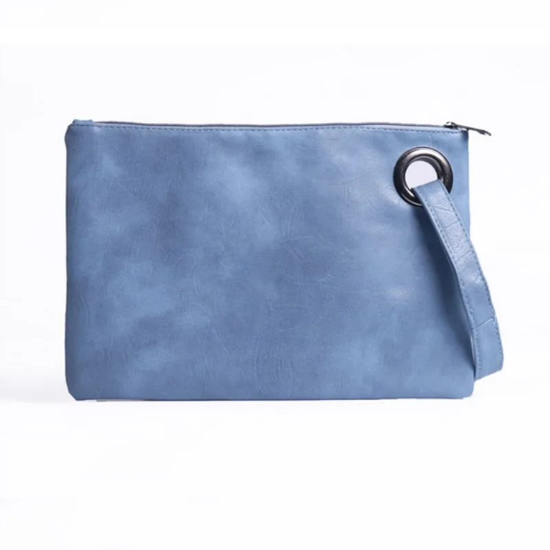 New Fashion solid women\'s clutch bag designed leather envelope clutch evening female Clutches Handbag Immediately shipping