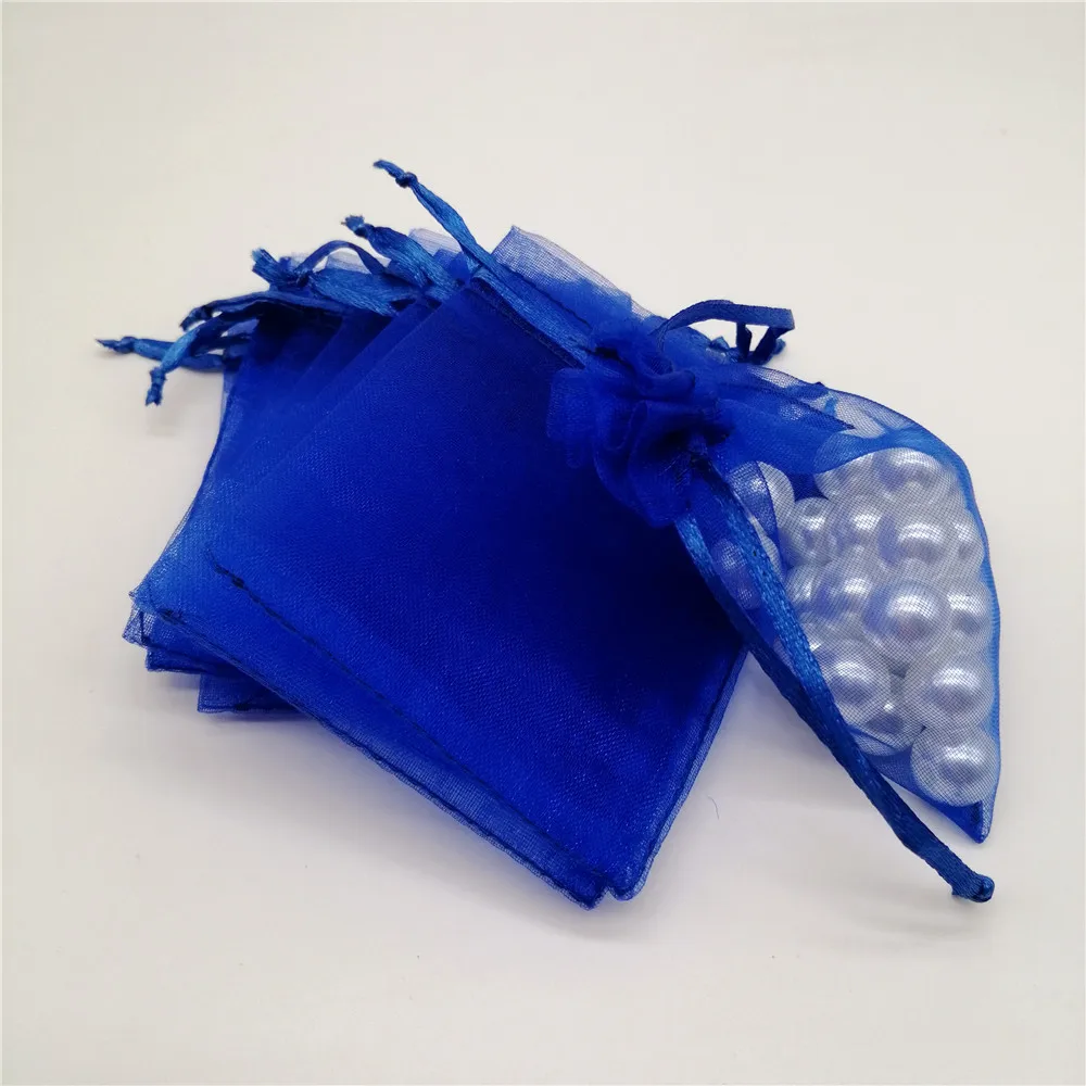 11 sizes 1000pcs Organza Gift Bags Christmas Wedding Party Gift Bags Organza Drawstring Jewelry Packaging Pouch Bags 22 Colors