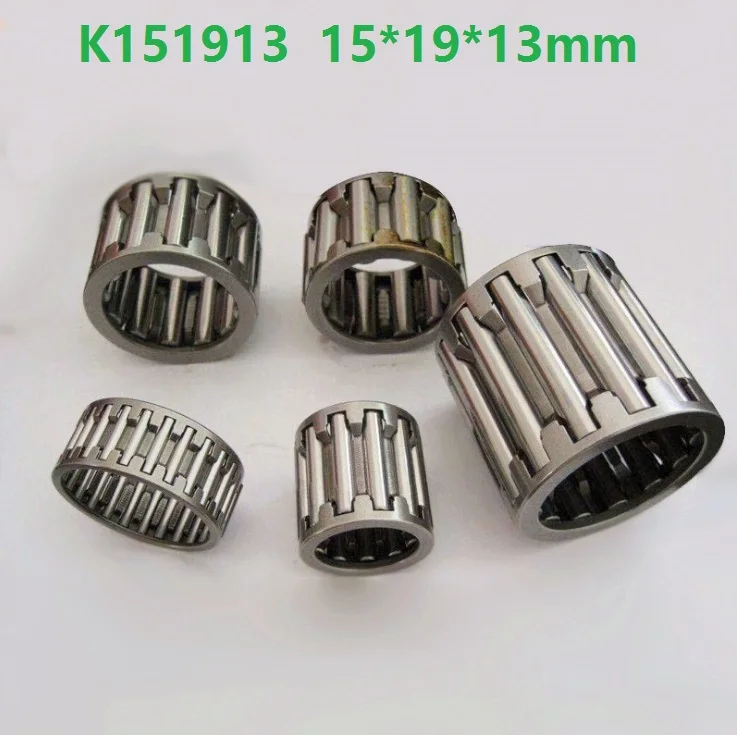 

100pcs K151913 K15X19X13 radial needle roller and cage assemblies 15x19x13mm needle roller bearing