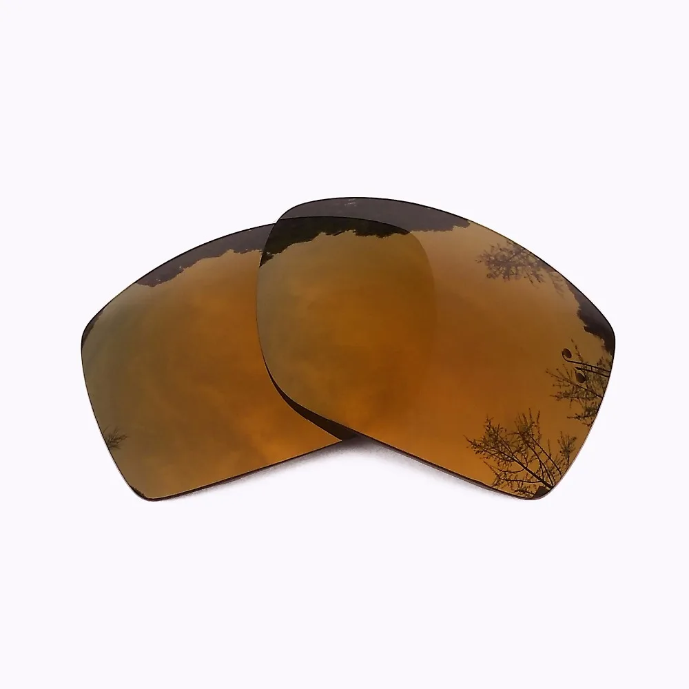 

Bronze Gold Mirrored Polarized Replacement Lenses for Straightlink Sunglasses Frame 100% UVA & UVB