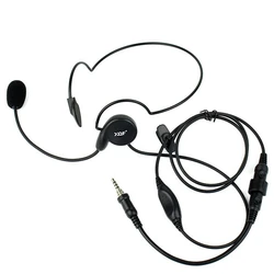 Advanced Unilateral Headphone Mic Neckband Earpiece Cycling Field Tactical Headset For Yaesu Vertex Radio VX-6R 7R 6E 7E 120 127