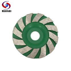 RIJILEI-Disque de Meule en Forme de Filles pour Sol en Béton, Tampons de Polissage de Marbre, Outils de Meulage, HC08, 90mm