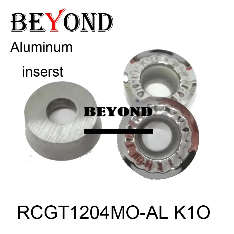 

BEYOND 10 шт. RCGT 1204 RCGT1204 MO RCGT1204MO-AL K10 для алюминия и меди карбидная вставка для токарного станка инструменты резак CNC токарный инструмент