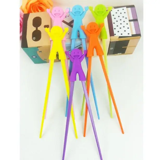 Children Kids Intelligent Training Chopsticks Baby Learning Chopsticks Early Education Tableware Free Shipping SN1955