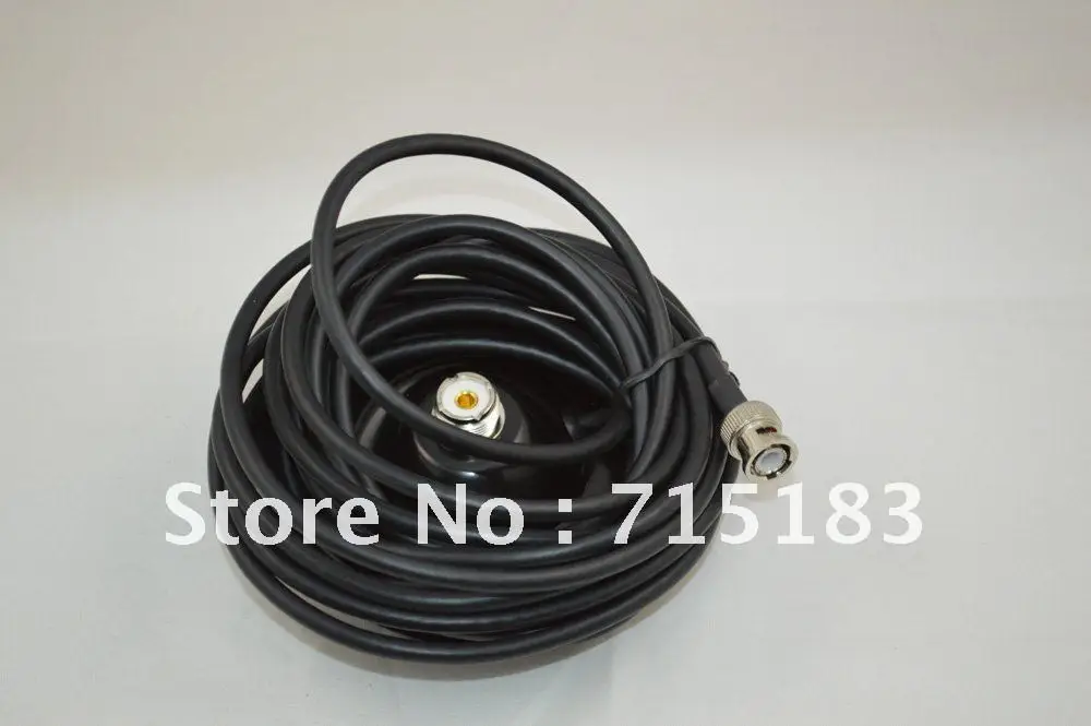 Magnetic Mount/Base Strong Magnet with 5 Meter Coaxial Cable+BNC Male connector for Mobile Radio Car Radio