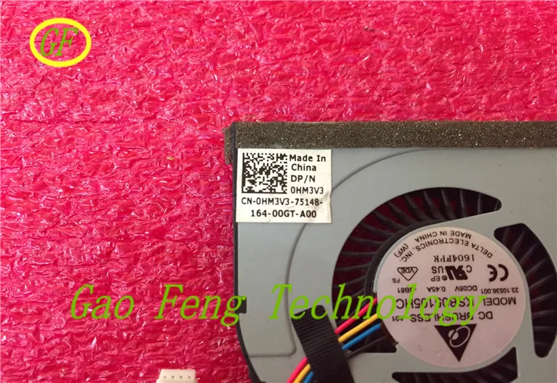 CN-0HM3V3 Original CPU cooling heatsink with fan for Dell Vostro V131 series laptop  100% test ok