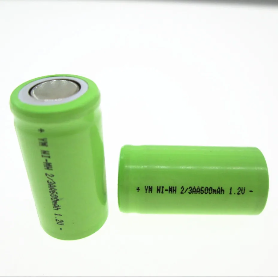 NEW battery 1.2V 2/3AA 600mAh Ni-MH Rechargeable batteries  Razor battery 1.2V2/3AA600mAh