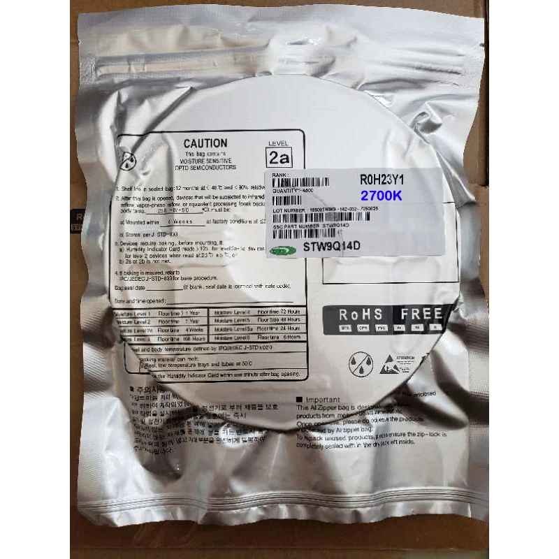 100PCS KoreaSeoul 5630 SMD LED 3V 150ma CRI 90+ 135lm/w 2700K To 6500K Available