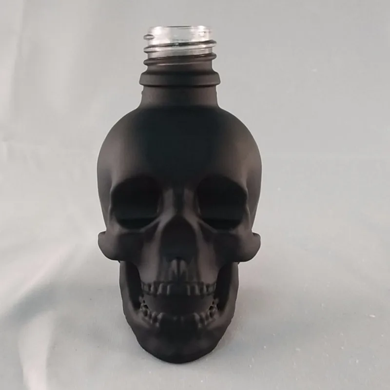 30ml skull shape glass dropper bottle for e-juice head glass eliquid dropper bottle Glass Dropper Bottle Jars Vials With Pipette