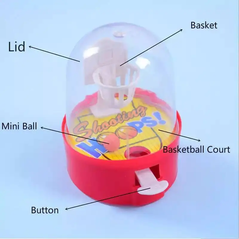 1 pcs New Pattern Children Puzzle Mini Finger Shooting Basketball Shooting Games For Children Kids