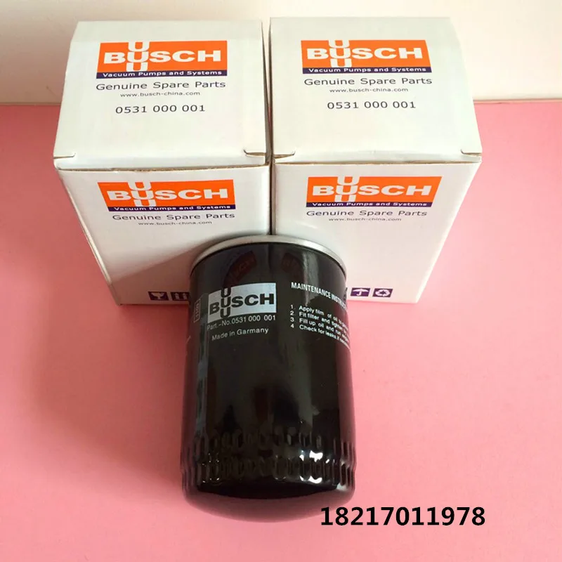 Busch bomba de vácuo 0531000002 compartimento de óleo 0531000001 filtro de óleo filtro de óleo grade de óleo