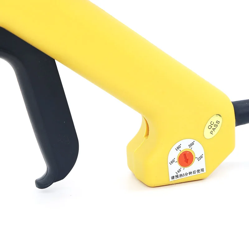 200W Hot Melt Glue Gun 1.5x70mm 2x7mm Long Nozzle Temperature Adjustable Industrial Glue Gun 11mm Glue Stick Repiarl Gun