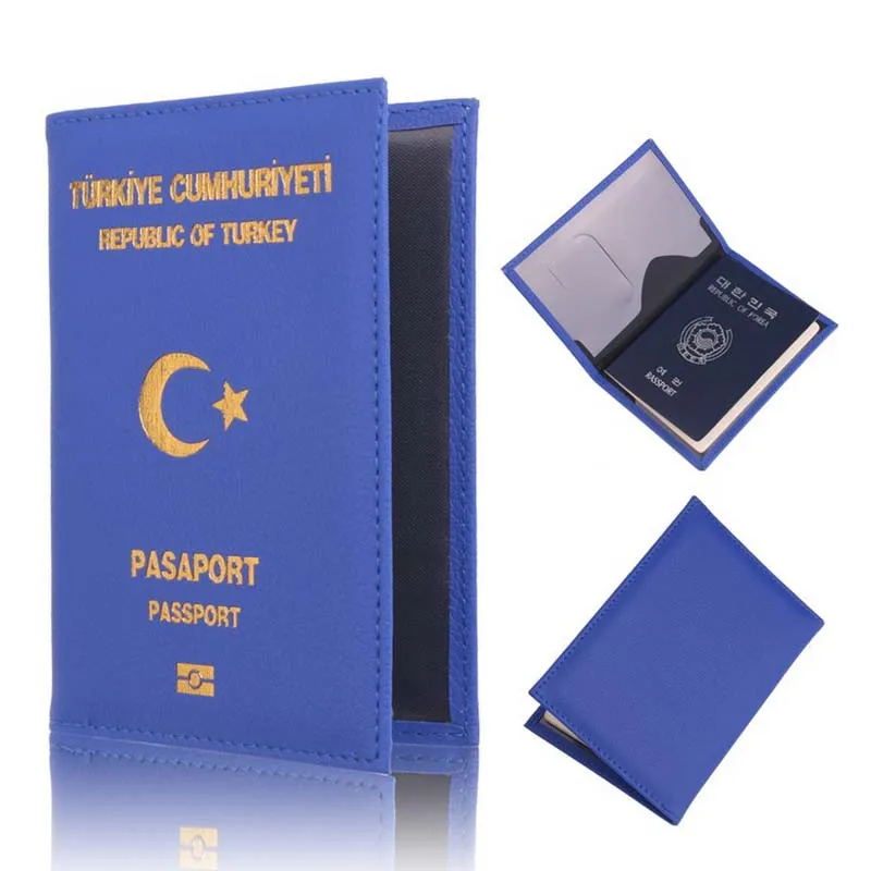 New Fashion Turkey Passport Covers for Women Cute Passport Holder Travel Wallet Card Passport Holder Document Organizer