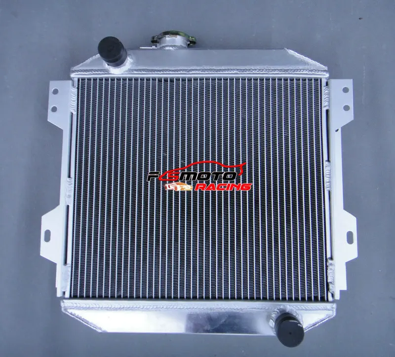 All Aluminum Radiator + Fan For Ford Capri MK1 MK2 MK3 Kent 1.3L 1.6L/2.0 Essex/Escort 78+