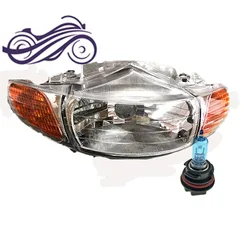 New Model Motorcycle scooter For HONDA DIO AF38 ZX AF35  headlight assembly front light assembly light blub PH11 12V40/40W