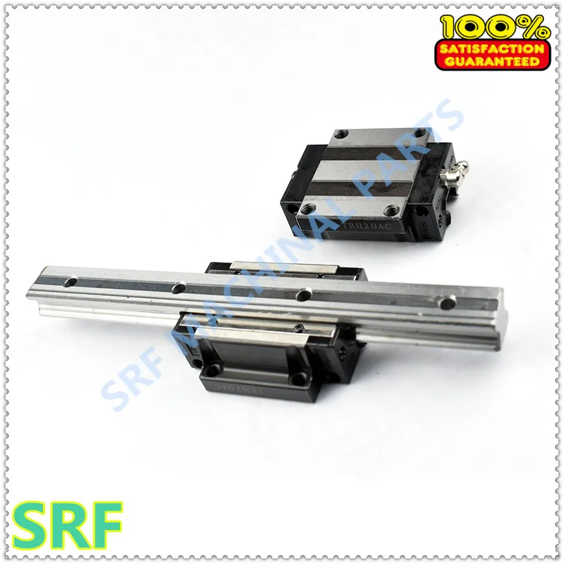 High quality 1pcs Linear guide rail TRH25 L=800mm Linear rail with 2pcs TRH25A Flange slide blocks for CNC part