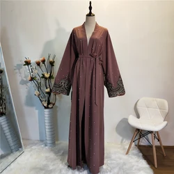 Kaftan Abaya para Mulheres, Kimono Dubai, Vestido Hijab Muçulmano, Veste Cardigan, Caftan Feminino, Marocain, Qarab Islam Vestuário