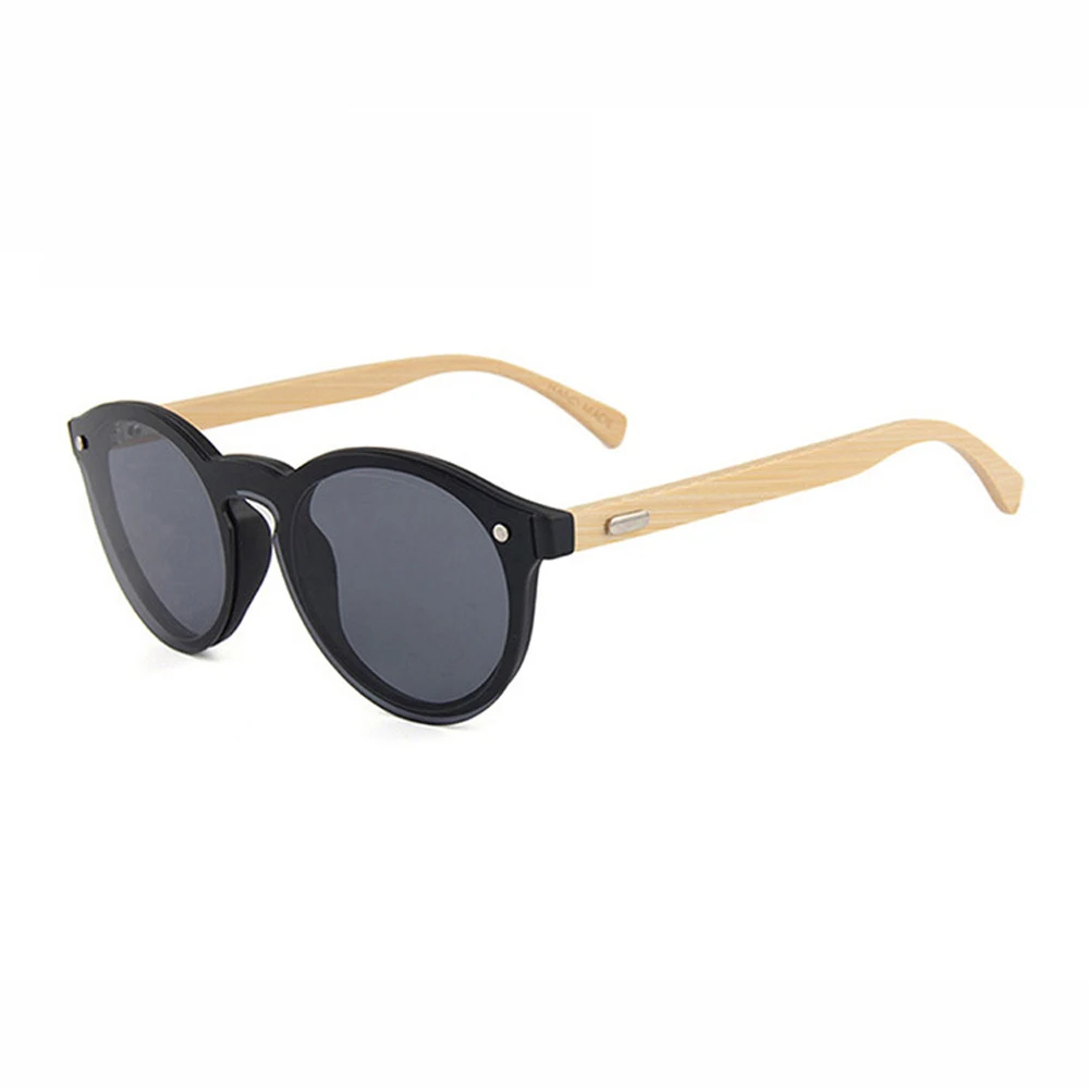 

BerWer Fashion Wooden Sunglasses Men Bamboo Temple Sun Glasses Women Wood Glasses Oculos De Sol Masculino