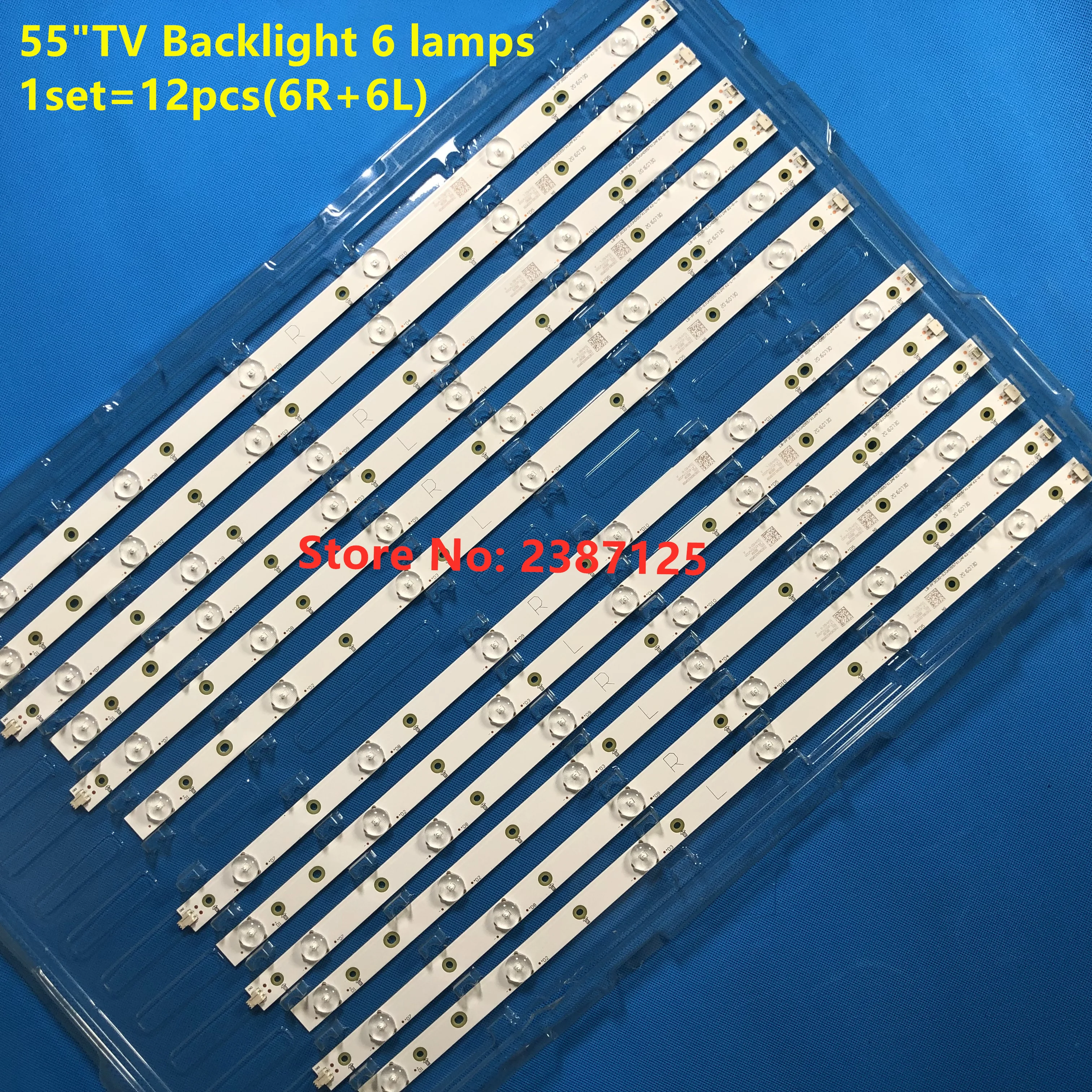 

14PCS LED Backlight For 55" TV LB55023 V1_02 55PFL6540 55PFL5449 55PFL3655/T3 55PFL6840/T3 55PFL6340/T3 YX-55023010-1A742