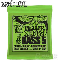 Ernie Ball 2836 Regular Slinky 5-String Nickel Wound Electric Bass Strings 45-130