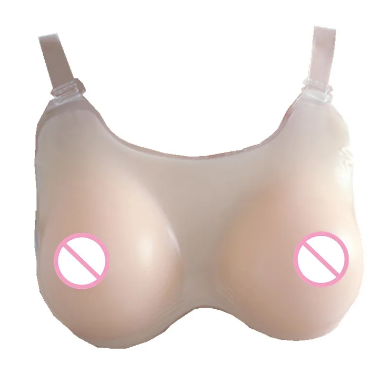 

Fake Boobs Artificial Silicon Breast Forms Wearable Bra Soft Lifelike For Dragqueen Cosplay Shemale Crossdresser Transgender