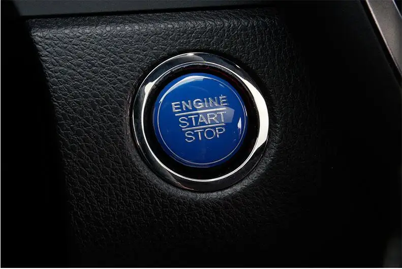 Car Engine Start Stop Button Sticker Cap Trim Cover For 2018 Toyota Camry XV70  Car Interior Accessories