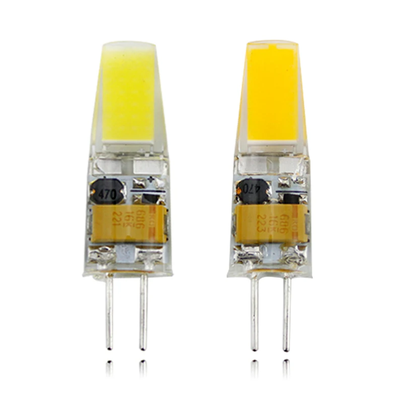 YNL-Mini Lampe LED AC DC 12V, 5 Pièces, Puce COB 1505, Angle de Faisceau 360, Projecteur Halogène G4