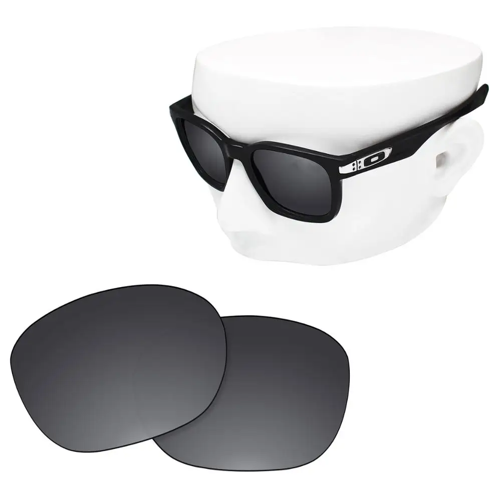 

OOWLIT Polarized Replacement Lenses of Black Chrome for-Oakley Garage Rock OO9175 Sunglasses