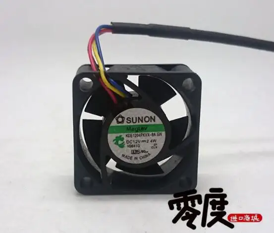 Wholesale: 40*40*20 KDE1204PKVX-8A.GN 12V 2.4W 4 line P temperature control fan