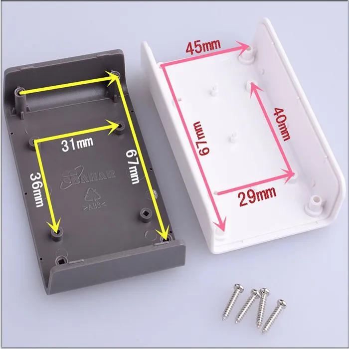 30 pcs/lot 80*50*19mm housing DIY enclosure for electronic plastic box project box electrical junction box control switch box