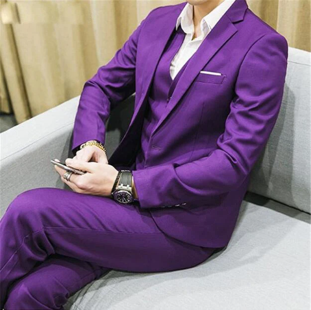 

2019 Groom Wedding Party Wear Men 3 Piece Wedding Tailored Suit Fit Formal Suit Costume Suits Jacket Vest Pants