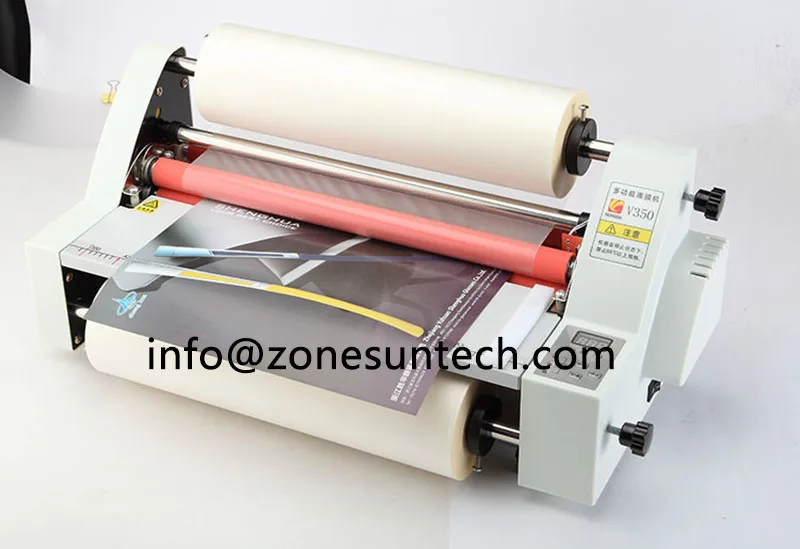 ZONESUN-آلة تصفيح حرارية 13 بوصة ، آلة تصفيح عالية السرعة ، 220 فولت