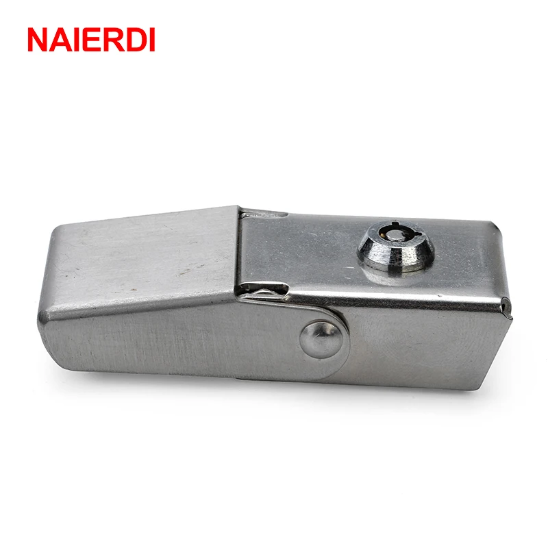 NAIERDI J605 Advertisement Lock Stainless Steel Cabinet Boxes Hasp LED Light Trunk Accessory Locks For Industry Hardware