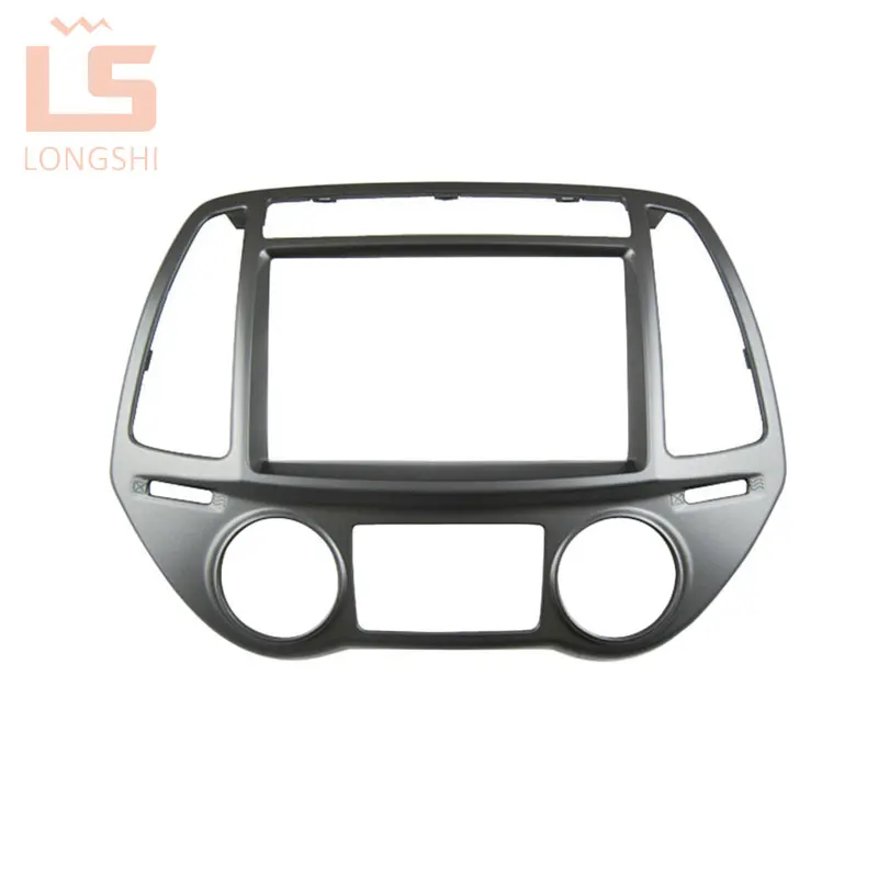 Double Din Car refitting DVD frame,panel,Dash Kit,Fascia,Radio Frame,Audio frame for 2012 HYUNDAI i-20 I20 i 20, 2DIN (Auto AC)