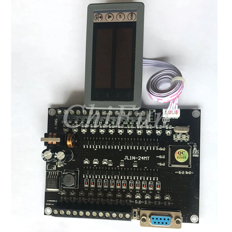 

PLC Programming controllFX1N-24MT+ transparent shell +PLC display directly drive solenoid valve 12 points input 12 points output