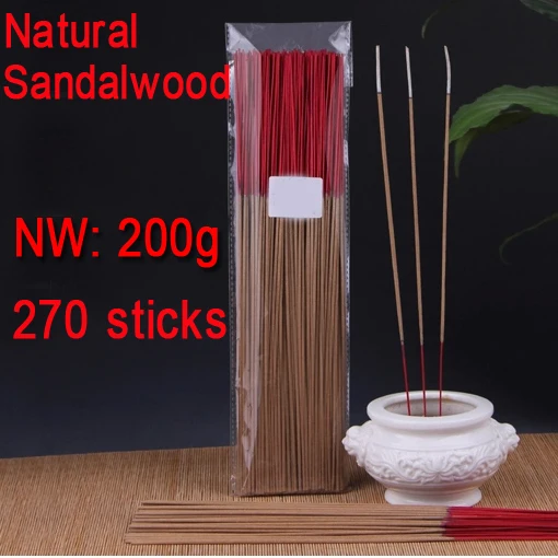 

Natural Australia Sandalwood Bamboo Stick incense Joss Sticks Buddhist Temple santalwood Incense Sticks 200gram+270 sticks