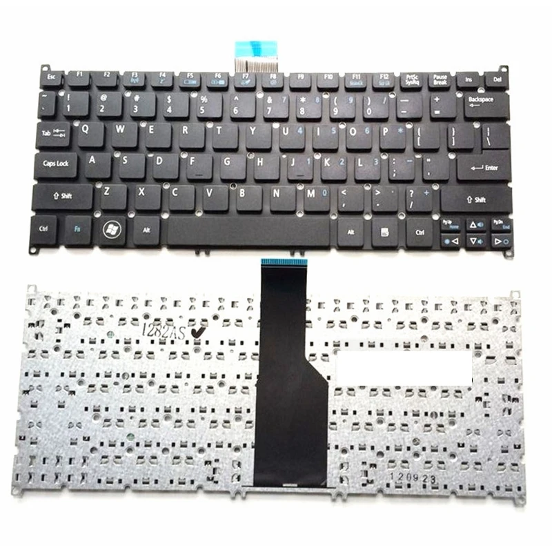 US  Black New English Replace laptop keyboard For Acer For aspire S5-951 S5 S5-391 V5-121-131 B113 ONE B113 725 726 AO765 MS2346