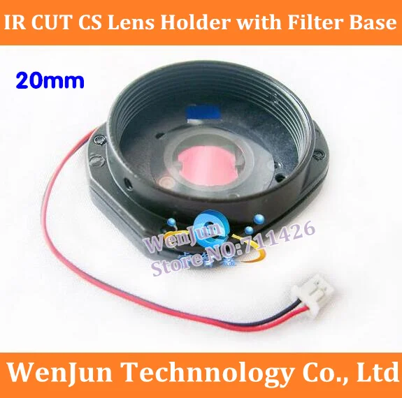 

Высококачественный держатель объектива IR CUT 20 мм держатель объектива с интерфейсом CS с основанием для фильтра, Крепление объектива COMS, полуметаллический