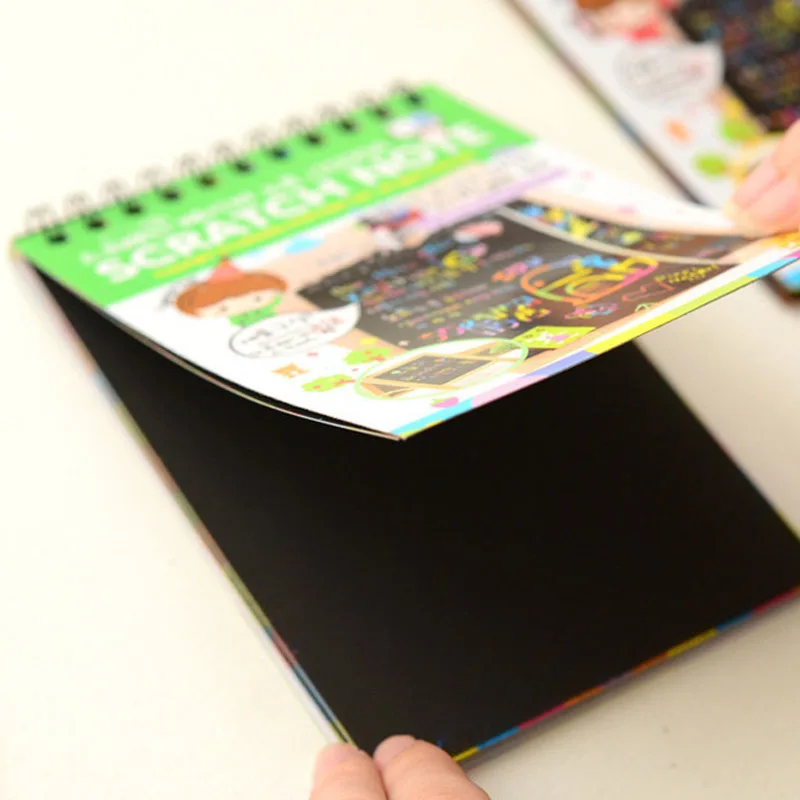 Блокнот для рисования, черный картон, 1 шт.