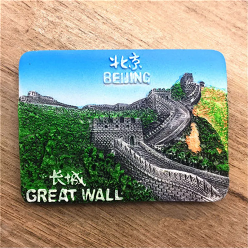 The Great Wall Beijing China Tourist Travel Souvenir 3D Resin Decorative Fridge Magnet Craft GIFT IDEA