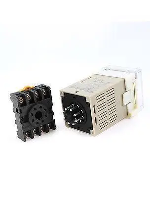 DH48S-2Z 8 Pins DPDT 2 Groups Contacts 0.01s-99H99M Programmable Timer H5CN Time Relay