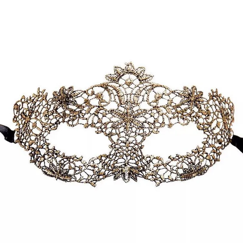 New Sexy Bronzing Lace Mask Half Face Party Halloween Wedding Mask Fashion Dance Clubs Ball Performance Carnival Masquerade Mask