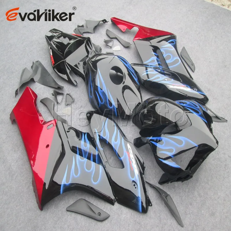 ABS motorcycle fairing for CBR1000RR 2004 2005 blue flames CBR 1000RR 06 07 ABS Plastic Bodywork Injection mold